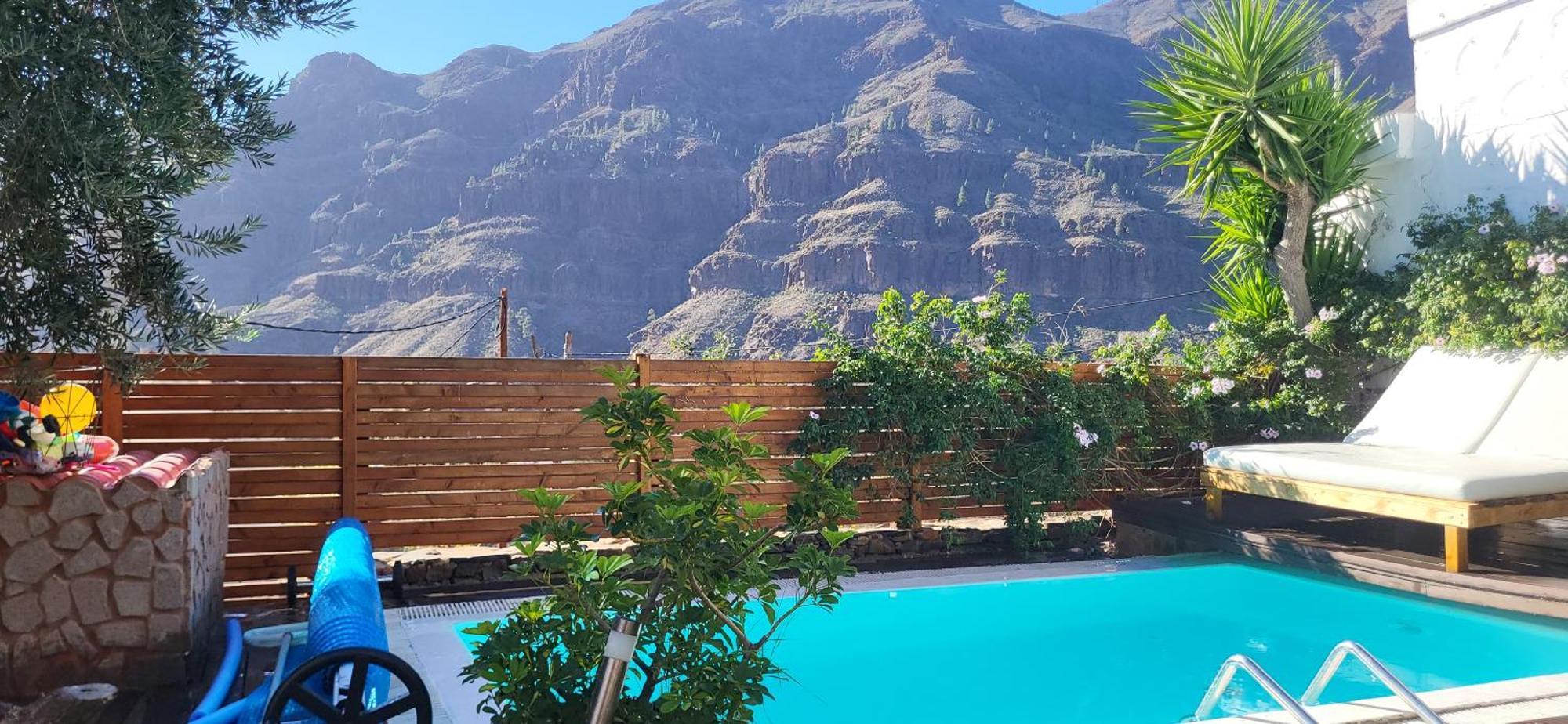 Casa Agustin Pool 27 ºc Villa Fátaga Eksteriør billede